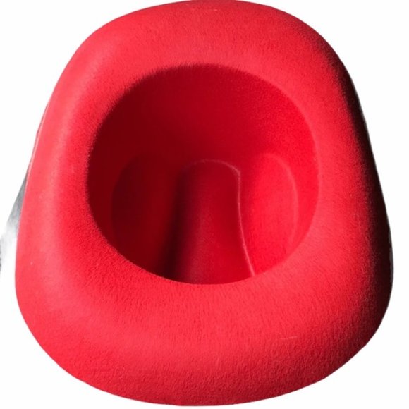Tim Horton’s Red Felt Cowboy Hat - Picture 3 of 4